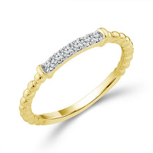 Load image into Gallery viewer, Diamond Band 0.10 ct tw 14k Yellow Gold