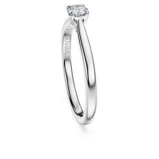 14K WHITE GOLD 0.25CTW LAB GROWN SOLITAIRE ENG RING