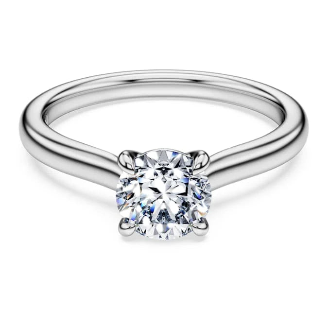 14K WHITE GOLD 1.00CTW LAB GROWN SOLITAIRE DIA ENGAGEMENT RING