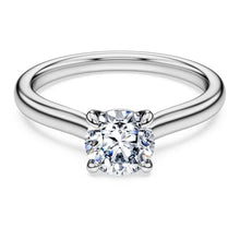 Load image into Gallery viewer, 14K WHITE GOLD 1.00CTW LAB GROWN SOLITAIRE DIA ENGAGEMENT RING