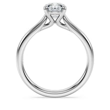 Load image into Gallery viewer, 14K WHITE GOLD 1.00CTW LAB GROWN SOLITAIRE DIA ENGAGEMENT RING