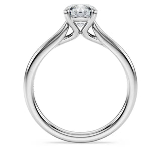 14K WHITE GOLD 1.00CTW LAB GROWN SOLITAIRE DIA ENGAGEMENT RING