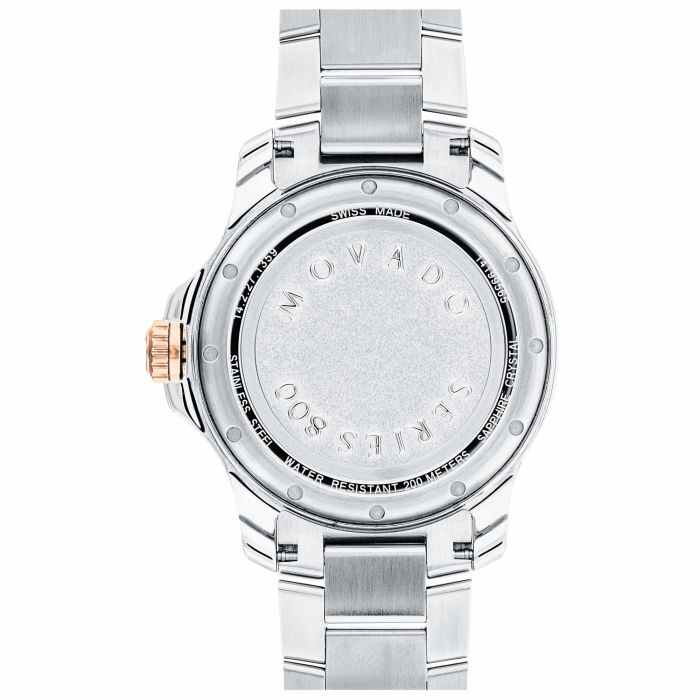 Movado Series 800 Two-Tone Rose Gold y Royal Blue Dial 2600149