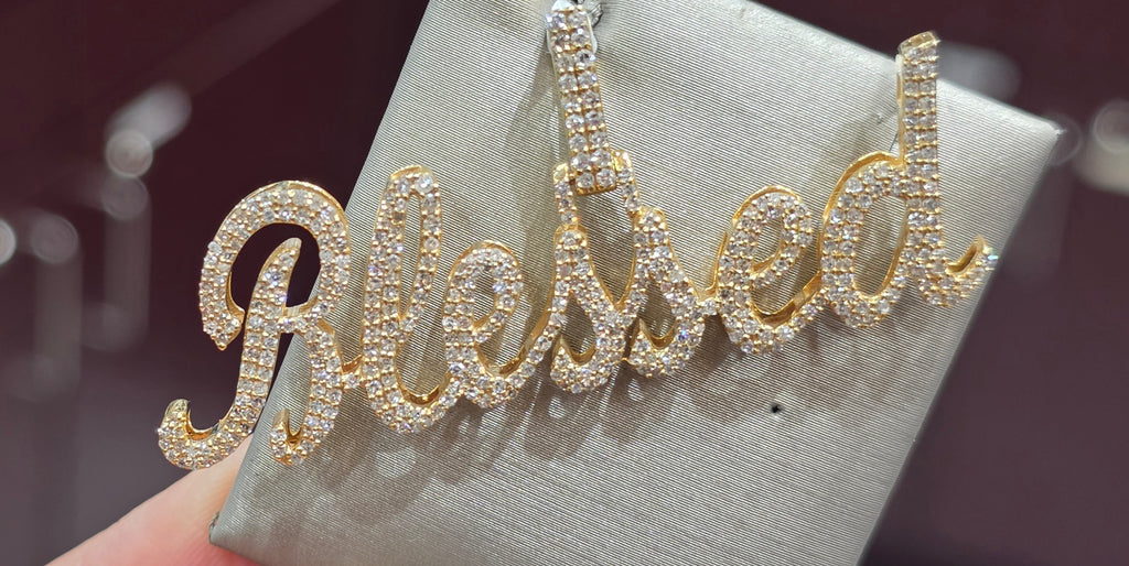 10K YG 1.30ctw Dia Blessed Pendant