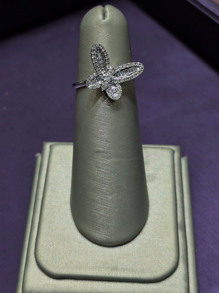 Butterfly Diamond Fashion Ring Price Vary