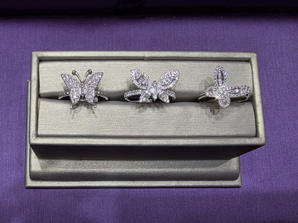 Butterfly Diamond Fashion Ring Price Vary
