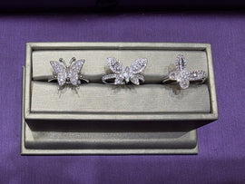 Butterfly Diamond Fashion Ring Price Vary