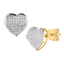 10KT-0.50CTW MPAVE EARRINGS