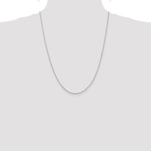 Cargar imagen en el visor de la galería, 14k White Gold 1.5mm D/C Rope with Lobster Clasp Chain