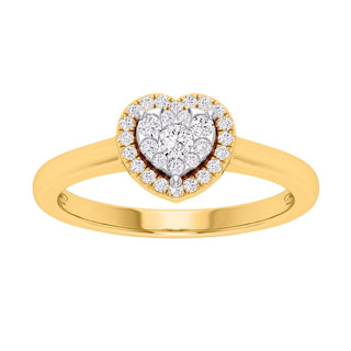 10KT-0.25CTW LADIESRING