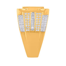 Cargar imagen en el visor de la galería, 10KT Two-Tone Gold 1.69 Carat Designer Mens Ring-0329268-TT