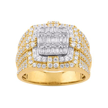 Cargar imagen en el visor de la galería, 10KT Two-Tone Gold 2.33 Carat Designer Mens Ring-0329282-TT