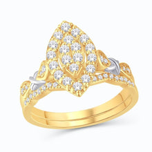 Cargar imagen en el visor de la galería, 10KT Yellow Gold 0.50 Carat Marquise Bridal Ring-0525871-YG
