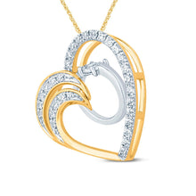 10KT-0.25CTW PENDANT