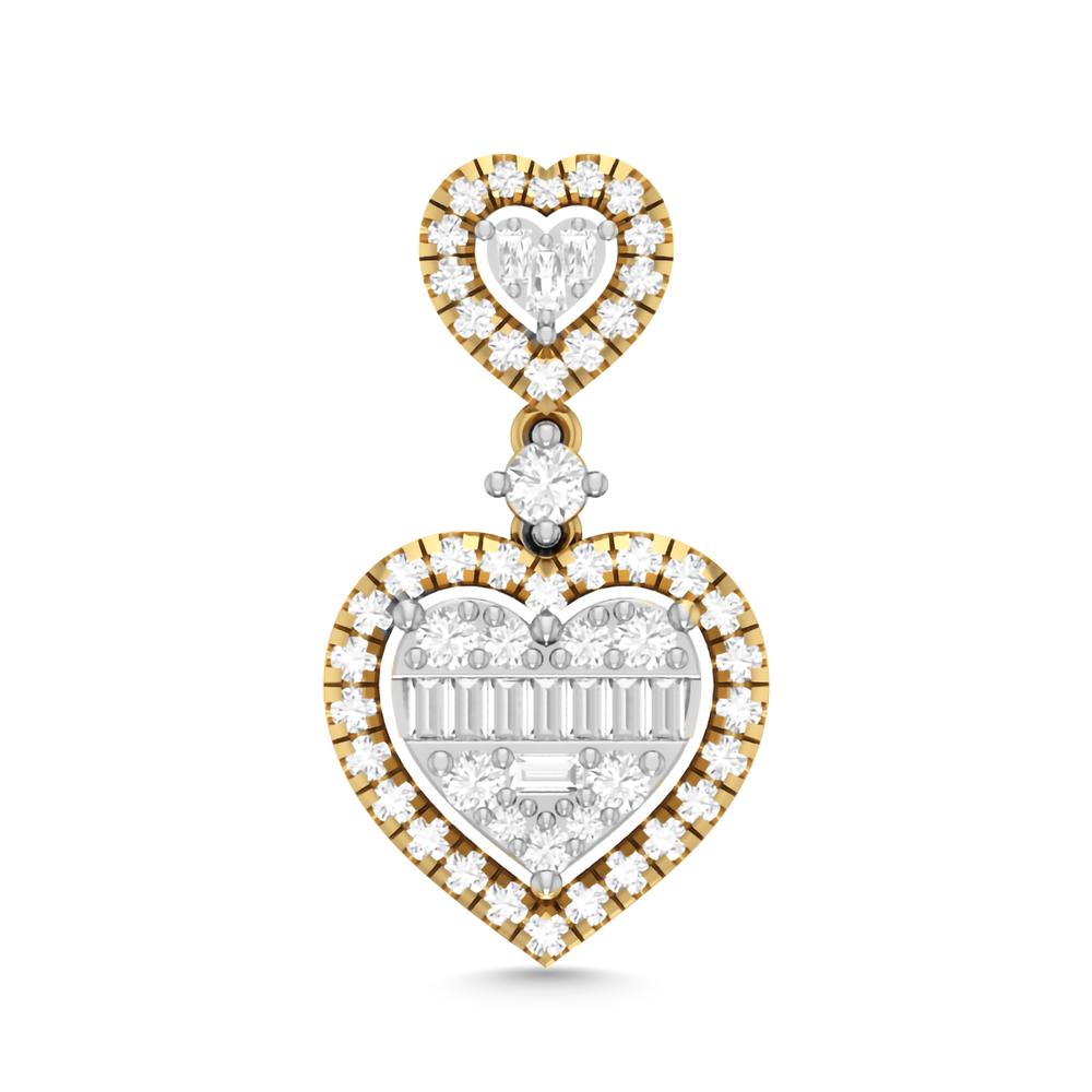 14KT-0.70CTW PENDANT