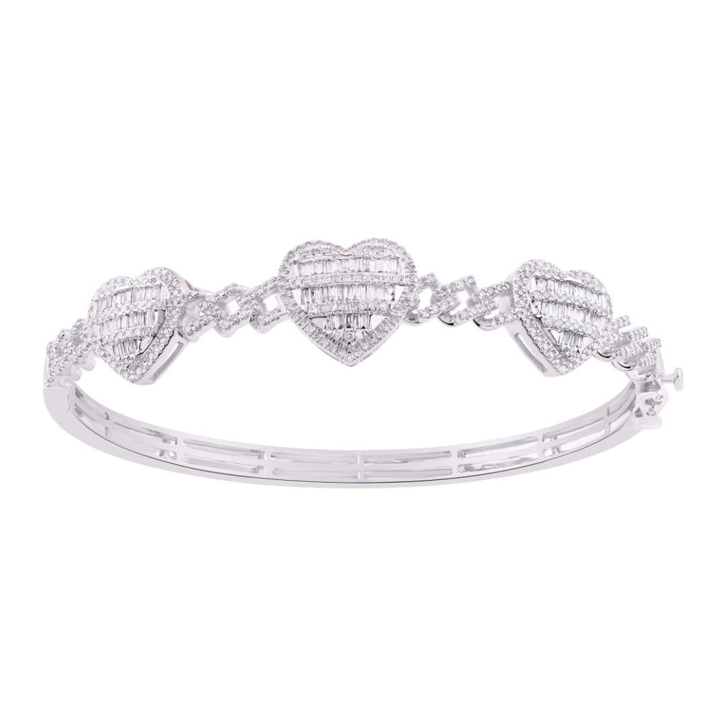 10KT-1.22CTW BANGLE