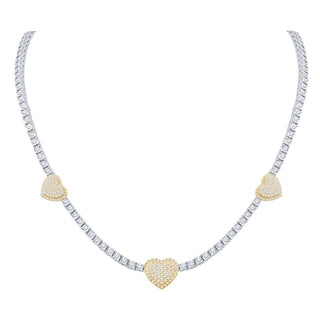 10KT-3.25CTW NECKLACE (20 INCH)