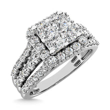 Cargar imagen en el visor de la galería, 10K White Gold 1 Ct.Tw. Diamond Engagement Ring