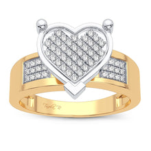 Cargar imagen en el visor de la galería, 10K 0.19CT Diamond Ring