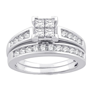 10K 0.50ct Princess cut Diamond Ring