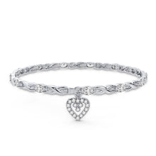 Cargar imagen en el visor de la galería, 10K 0.10CT DIAMOND BRACELET