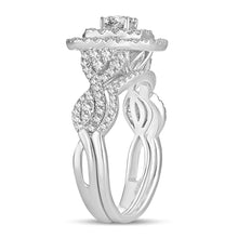Cargar imagen en el visor de la galería, 14K 1.00CT Diamond bridal set