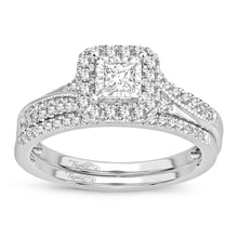 Cargar imagen en el visor de la galería, 14K 0.50CT Diamond bridal set