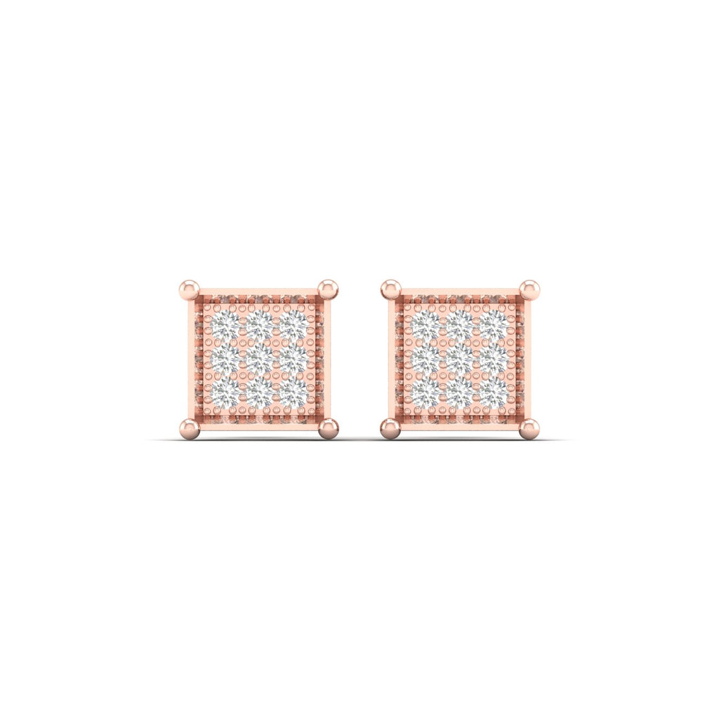 10K 0.05CT Diamond Earring