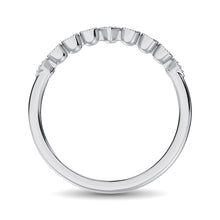 Cargar imagen en el visor de la galería, 14K White Gold 1/20 Ct.Tw. Diamond Stackable Band
