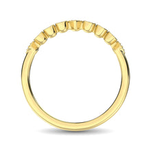 Cargar imagen en el visor de la galería, 14K Yellow Gold 1/20 Ct.Tw. Diamond Stackable Band
