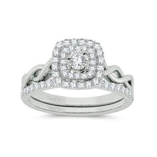 10K 0.50ct Diamond Bridal Ring