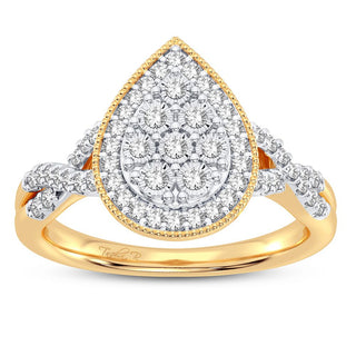 10K 0.25CT DIAMOND RING