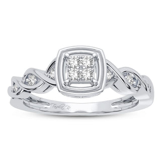 10K 0.13CT DIAMOND RING