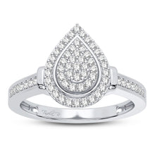 Cargar imagen en el visor de la galería, 14K 0.10CT DIAMOND RING
