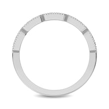 Cargar imagen en el visor de la galería, 14K White Gold 1/5 Ctw Diamond Band
