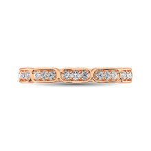 Cargar imagen en el visor de la galería, 14K Rose Gold 1/5 Ct.Tw. Diamond Stackable Band