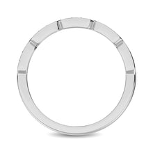 Cargar imagen en el visor de la galería, 14K White Gold 1/5 Ct.Tw. Diamond Stackable Band
