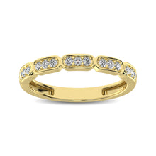 Cargar imagen en el visor de la galería, 14K Yellow Gold 1/5 Ct.Tw. Diamond Stackable Band