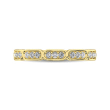 Cargar imagen en el visor de la galería, 14K Yellow Gold 1/5 Ct.Tw. Diamond Stackable Band