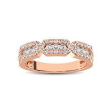 Cargar imagen en el visor de la galería, 14K Rose Gold 1/2 Ct.Tw. Diamond Stackable Band