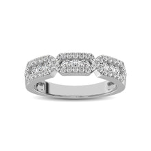 Cargar imagen en el visor de la galería, 14K White Gold 1/2 Ct.Tw. Diamond Stackable Band