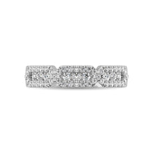Cargar imagen en el visor de la galería, 14K White Gold 1/2 Ct.Tw. Diamond Stackable Band