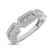 Cargar imagen en el visor de la galería, 14K White Gold 1/2 Ct.Tw. Diamond Stackable Band
