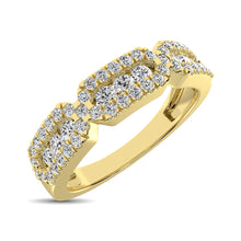 Cargar imagen en el visor de la galería, 14K Yellow Gold 1/2 Ct.Tw. Diamond Stackable Band