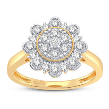 Load image into Gallery viewer, 10K 0.20CT DIAMOND RING