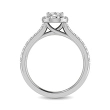 Cargar imagen en el visor de la galería, 14KT White Gold 1Ct.Tw. Diamond keyani Bridal Ring
