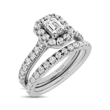 Cargar imagen en el visor de la galería, 14KT White Gold 1Ct.Tw. Diamond keyani Bridal Ring