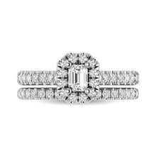 Cargar imagen en el visor de la galería, 14KT White Gold 1Ct.Tw. Diamond keyani Bridal Ring