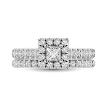 Cargar imagen en el visor de la galería, 14KT White Gold 1Ct.Tw. Diamond keyani Bridal Ring