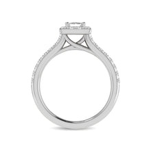 Cargar imagen en el visor de la galería, 14KT White Gold 1Ct.Tw. Diamond keyani Bridal Ring